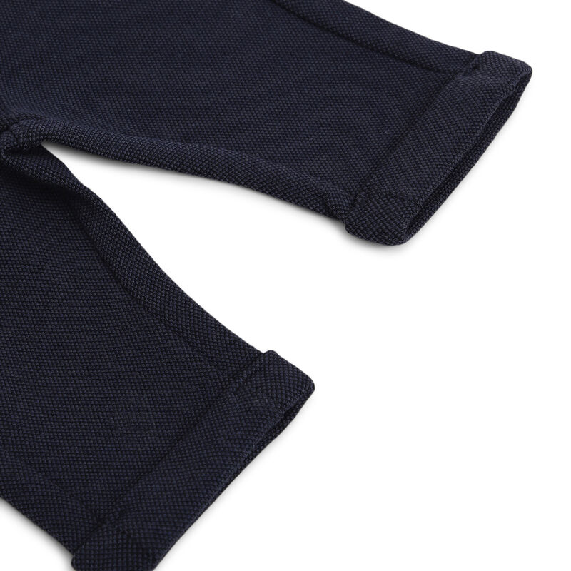 Boys Dark Blue Solid Long Trousers image number 3